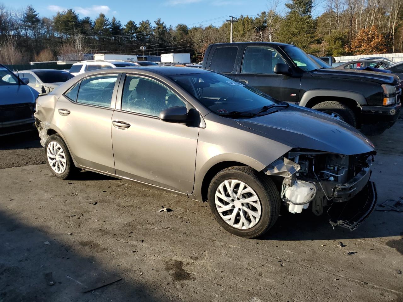 2017 Toyota Corolla VIN 2T1BURHE0HC796204 Copart auction photo, rear end / front end damage thumbnail 4