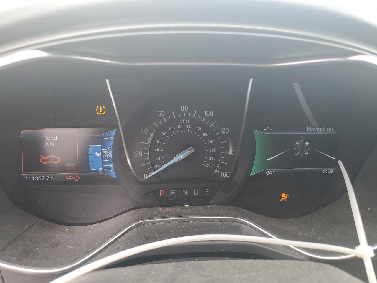 2016 Ford Fusion VIN 3FA6P0D9XGR153306 Copart auction photo, front end damage thumbnail 9