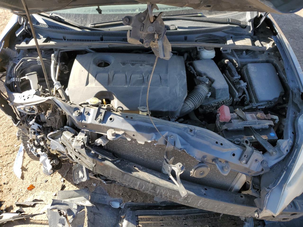 2014 Toyota Corolla VIN 5YFBURHEXEP088411 Copart auction photo, front end / side damage thumbnail 12