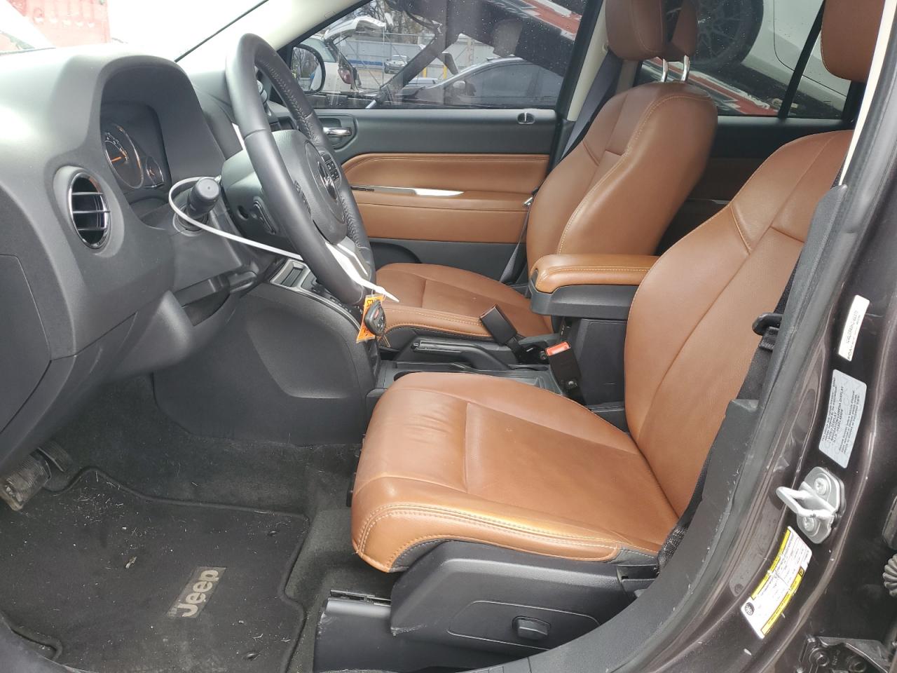 2017 Jeep Compass VIN 1C4NJCEB0HD166473 Copart auction photo, rear end / front end damage thumbnail 7