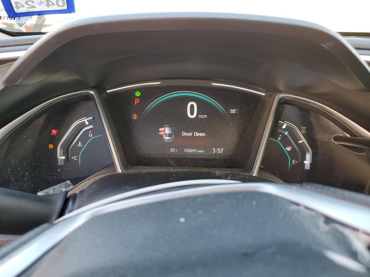 2017 Honda Civic VIN 19XFC2F77HE079526 Copart auction photo, front end damage thumbnail 9