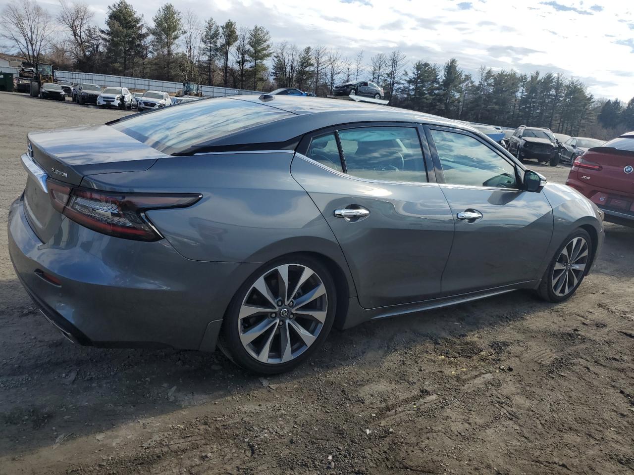 2020 Nissan Maxima VIN 1N4AA6FV8LC367941 Copart auction photo, front end / undercarriage damage thumbnail 3