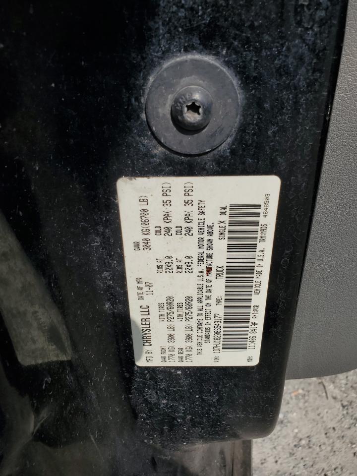 2008 Dodge RAM VIN 1D7HU18208S543177 Copart auction photo, all over damage thumbnail 12