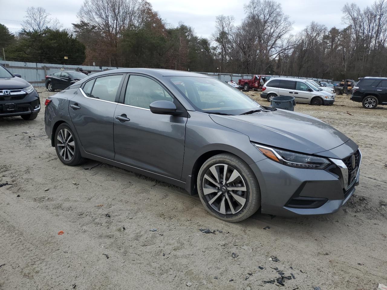 2020 Nissan Sentra VIN 3N1AB8CV3LY306014 Copart auction photo, rear end / side damage thumbnail 4