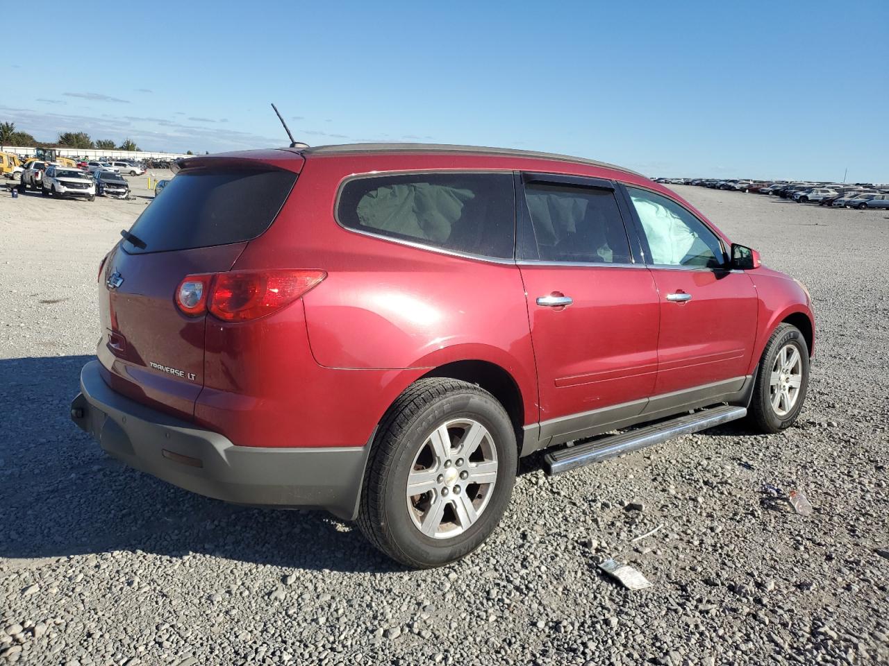 2012 Chevrolet Traverse VIN 1GNKVGED7CJ337351 Copart auction photo, side damage thumbnail 3