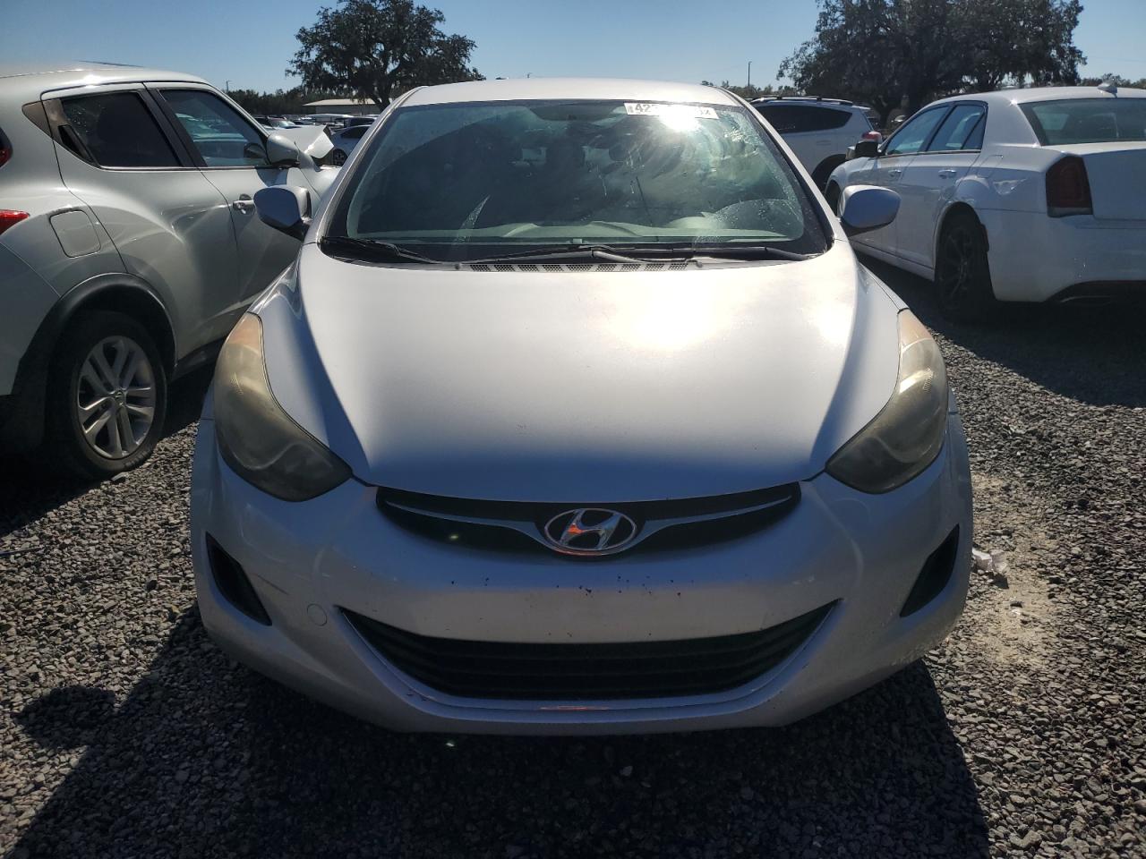 2011 Hyundai Elantra VIN KMHDH4AE1BU119498 Copart auction photo, rear end damage thumbnail 5