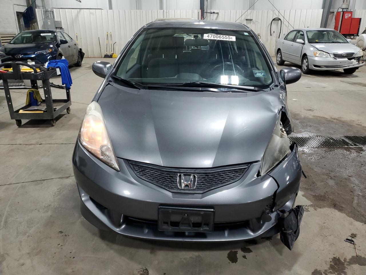 2011 Honda Fit VIN JHMGE8H57BC000186 Copart auction photo, front end damage thumbnail 5