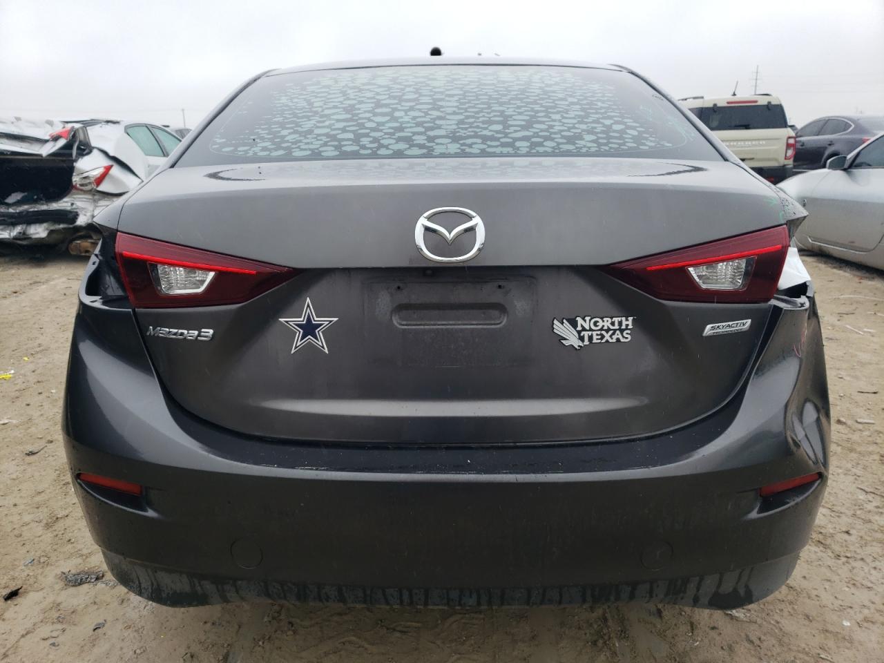 2018 Mazda 3 VIN 3MZBN1U77JM159262 Copart auction photo, front end / rear end damage thumbnail 6