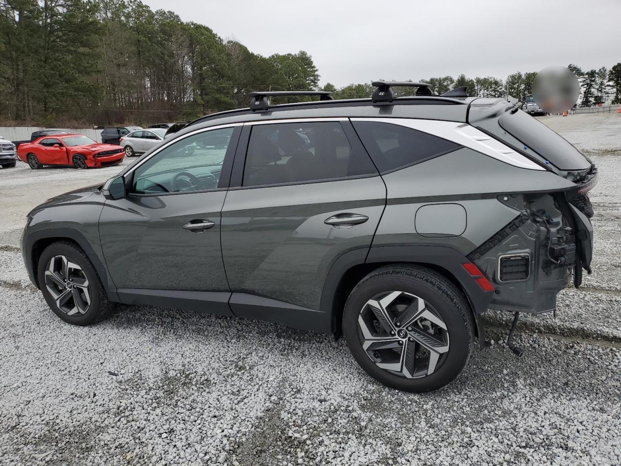2023 Hyundai Tucson VIN 5NMJE3AE9PH213895 Copart auction photo, rear end / mechanical damage thumbnail 2