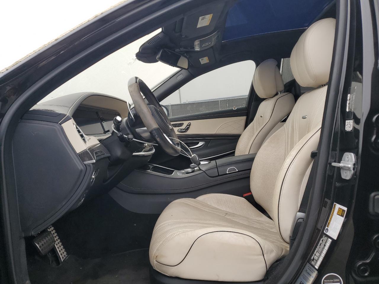 2017 Mercedes-Benz S-klasse VIN WDDUG7KB3HA329677 Copart auction photo, front end damage thumbnail 7