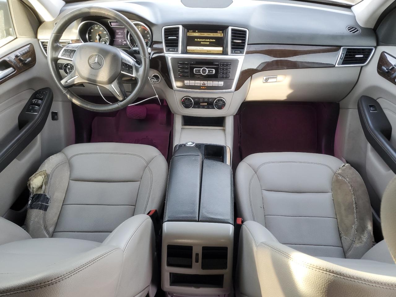 2012 Mercedes-Benz M-klasse VIN 4JGDA2EB6CA022891 Copart auction photo, front end damage thumbnail 8