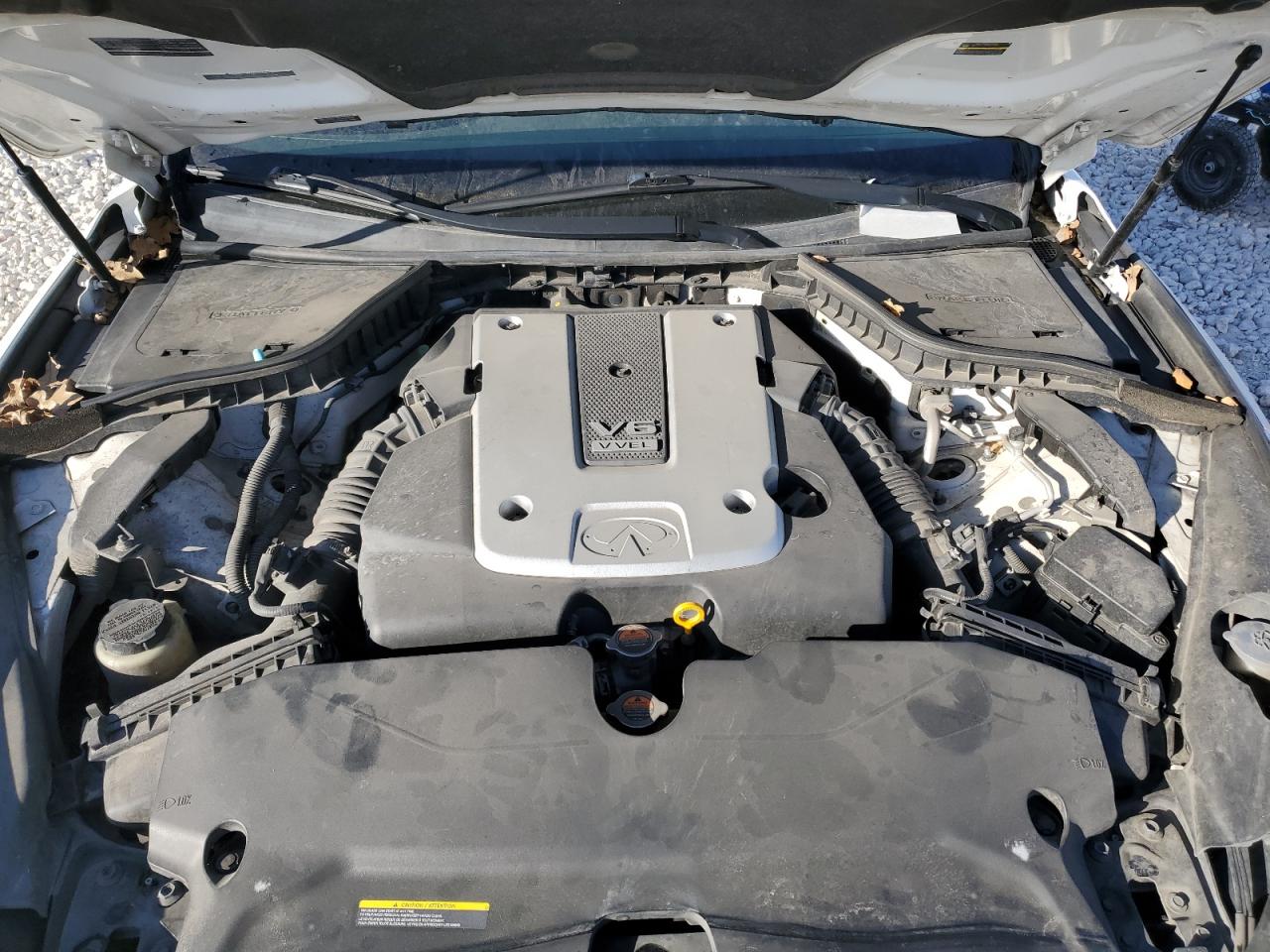 2015 Infiniti Q50 VIN JN1BV7AP9FM350293 Copart auction photo, front end / side damage thumbnail 11