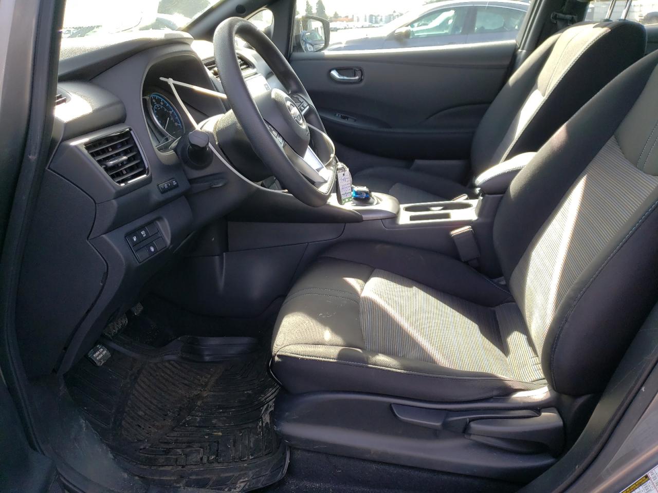 2023 Nissan Leaf VIN 1N4AZ1BV2PC555166 Copart auction photo, front end / side damage thumbnail 7