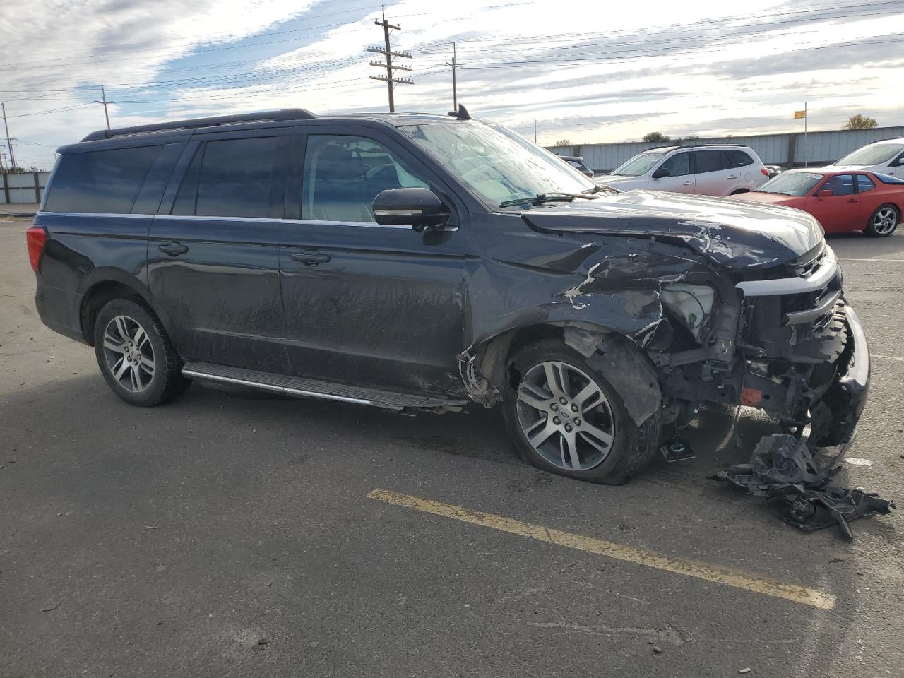 2022 Ford Expedition VIN 1FMJK1JT9NEA08861 Copart auction photo, front end / undercarriage damage thumbnail 4