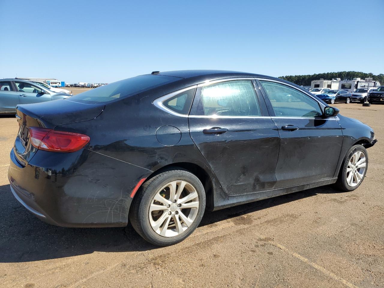 2015 Chrysler 200 VIN 1C3CCCAB9FN623607 Copart auction photo, front end / side damage thumbnail 3