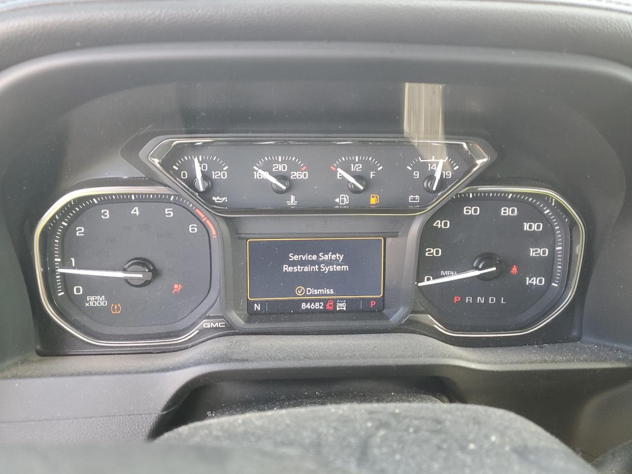 2021 GMC Sierra VIN 1GT49ME72MF236060 Copart auction photo, front end / all over damage thumbnail 9