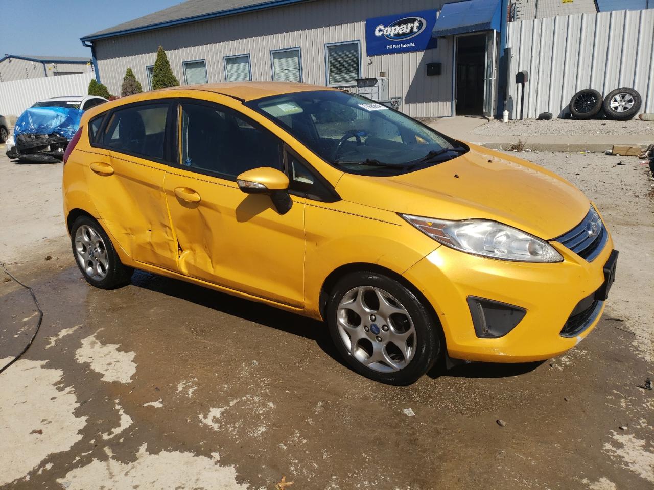 2012 Ford Fiesta VIN 3FADP4FJ8CM196605 Copart auction photo, side damage thumbnail 4