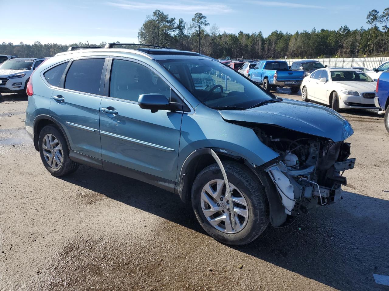 2015 Honda CR-V VIN 2HKRM4H75FH646070 Copart auction photo, front end damage thumbnail 4