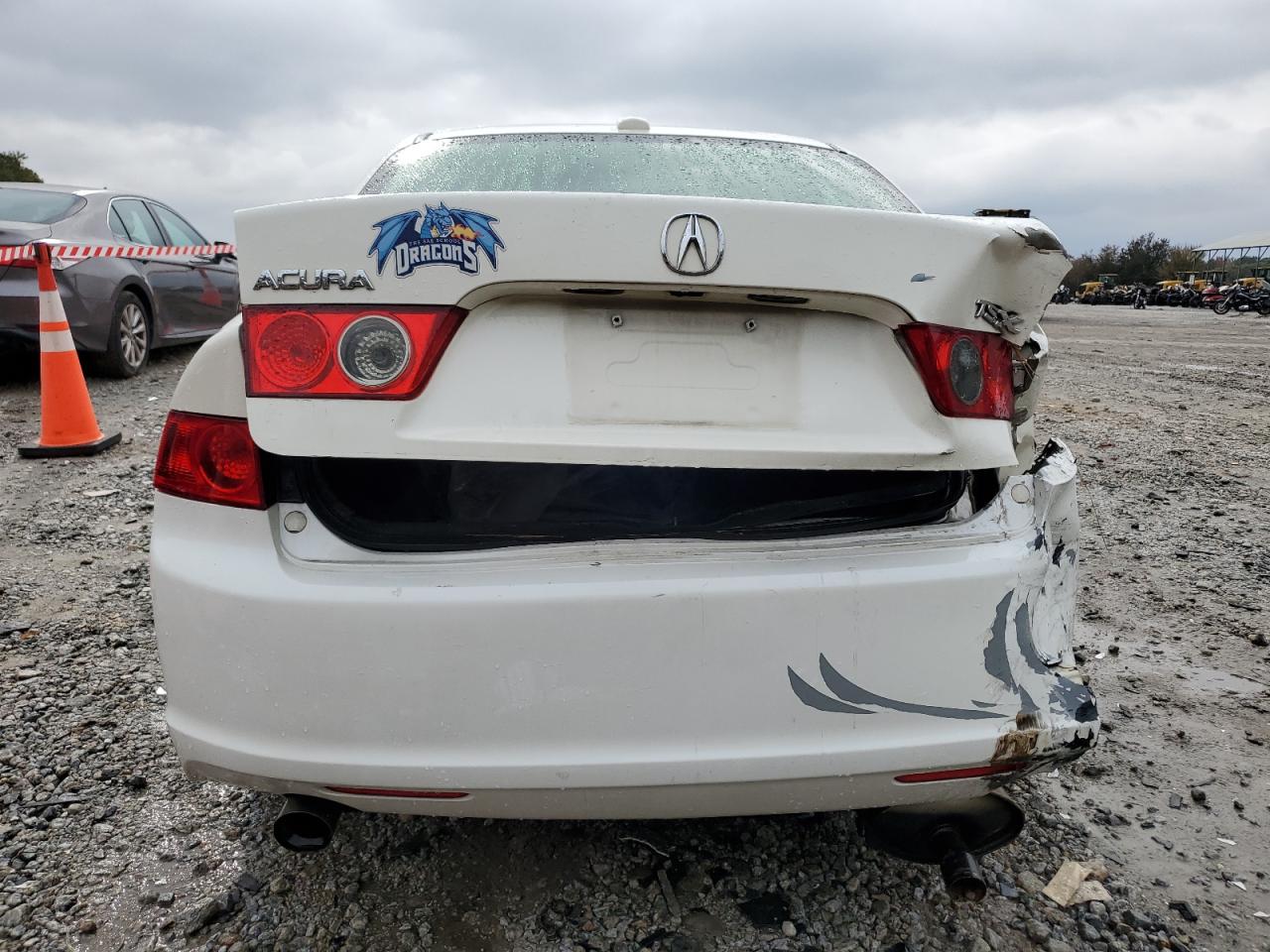 2007 Acura TSX VIN JH4CL969X7C021153 Copart auction photo, front end / rear end damage thumbnail 6