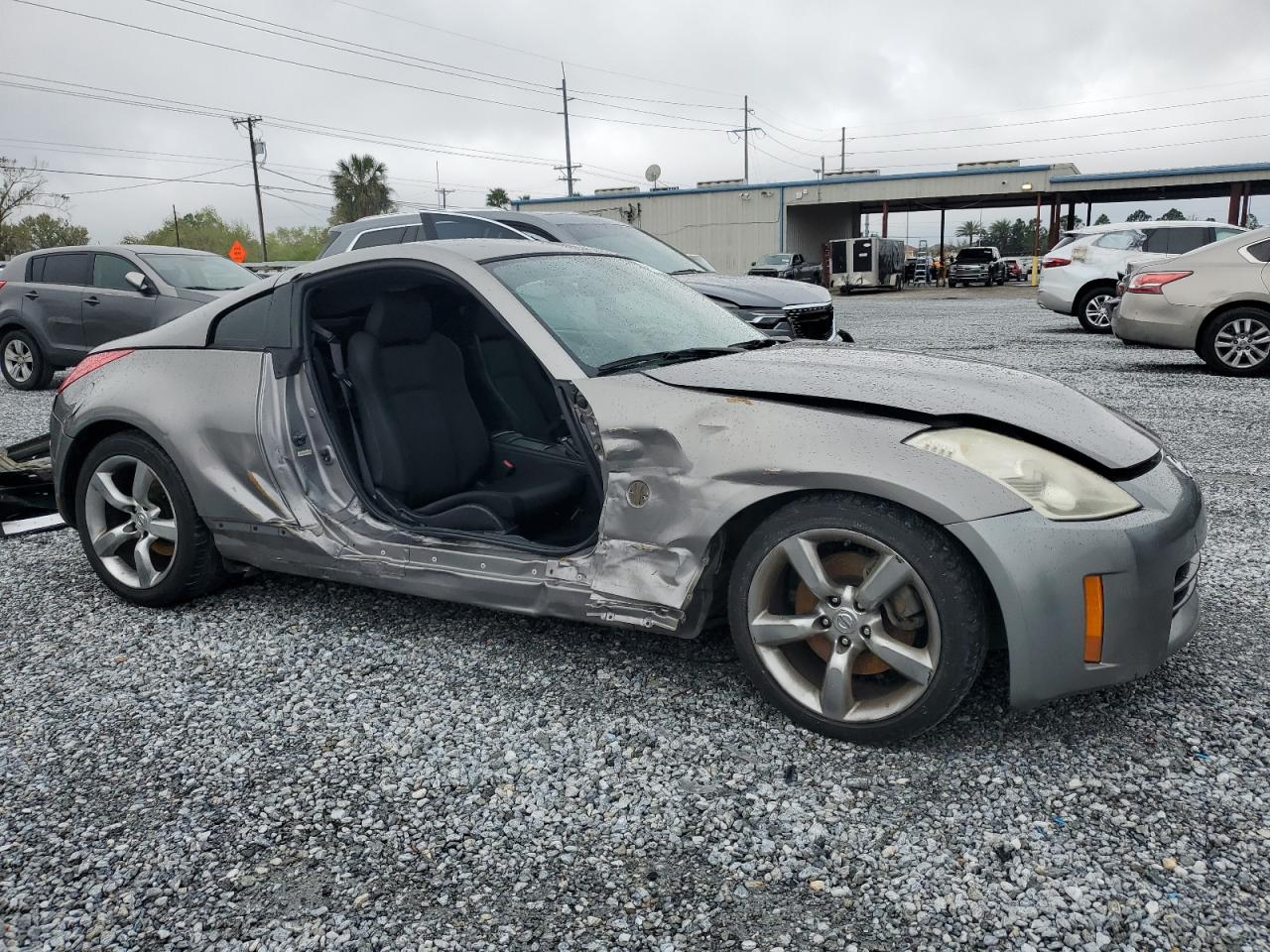 2008 Nissan 350Z VIN JN1BZ34D88M704385 Copart auction photo, side damage thumbnail 4