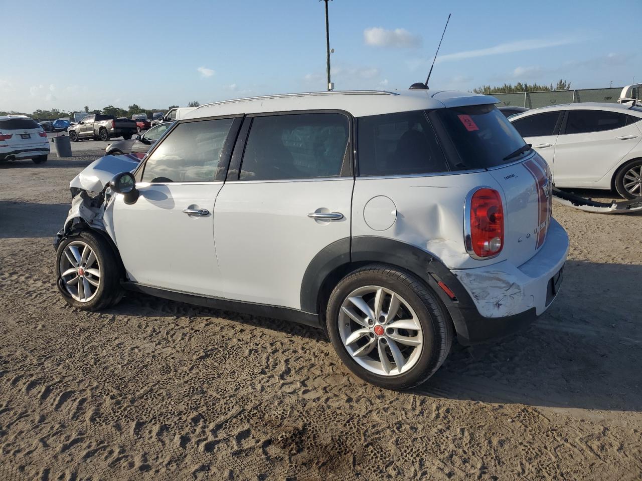 2014 MINI Cooper VIN WMWZB3C51EWR39153 Copart auction photo, front end / rear end damage thumbnail 2