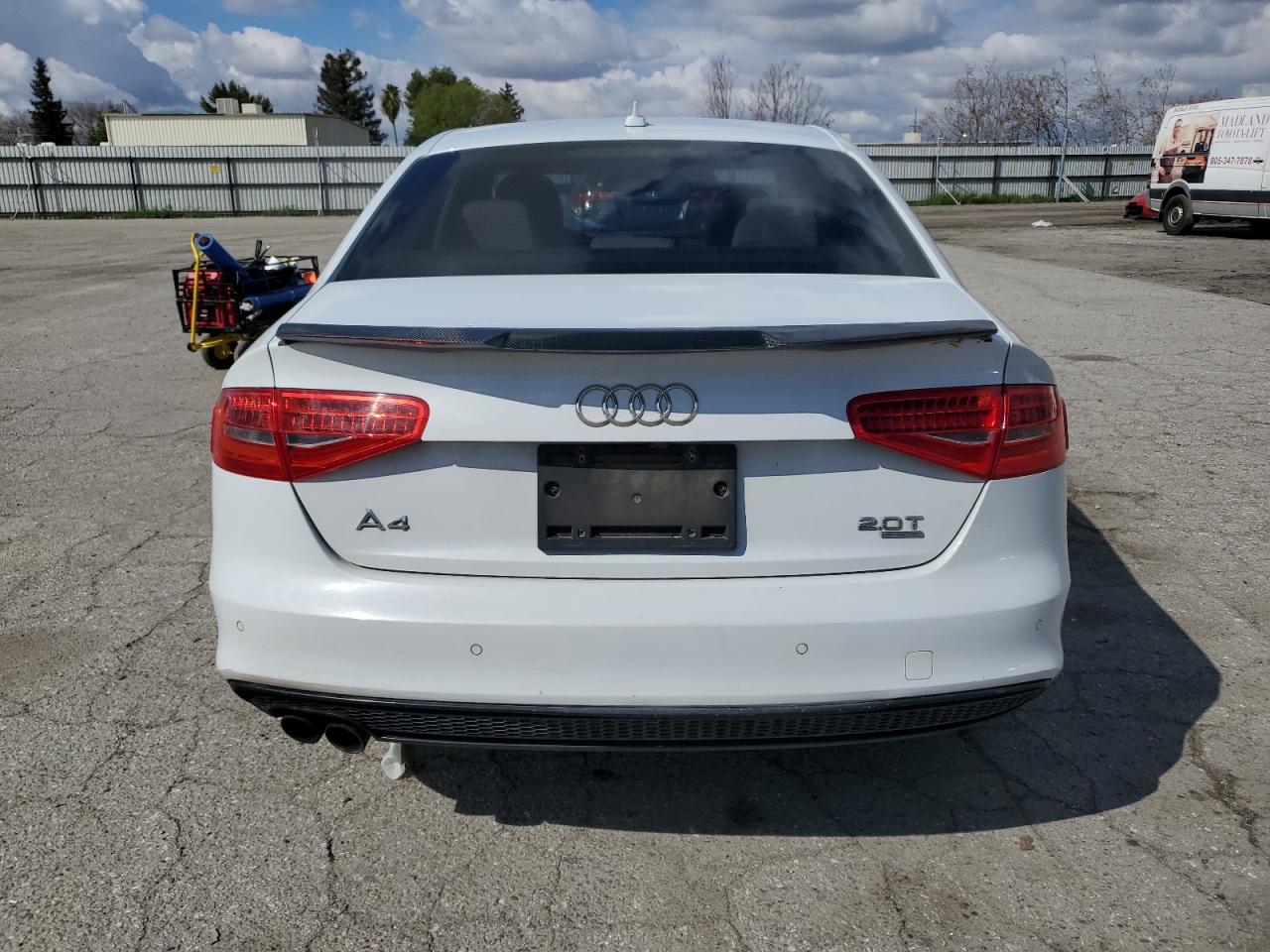 2014 Audi A4 VIN WAUFFAFL9EN043114 Copart auction photo, front end / minor dent/scratches damage thumbnail 6