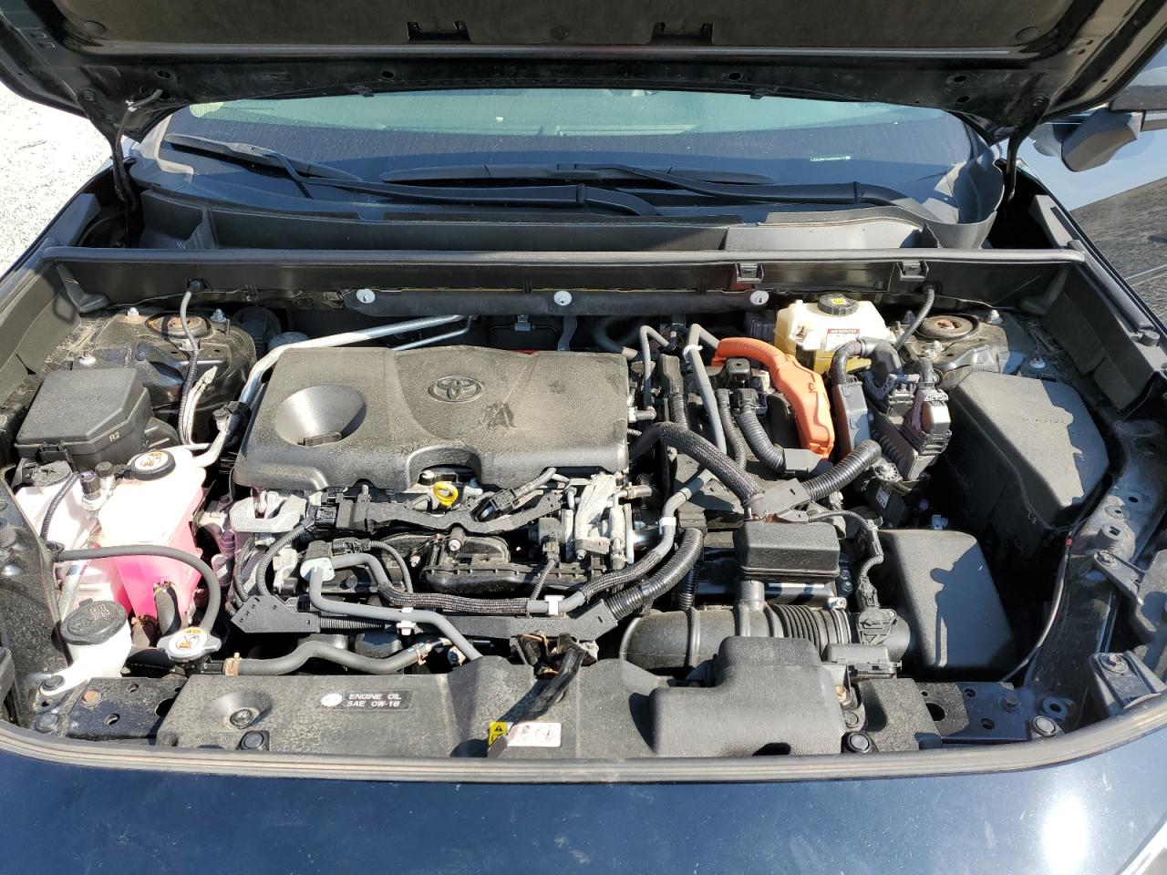 2019 Toyota RAV 4 VIN JTMDWRFVXKD002213 Copart auction photo, rear end damage thumbnail 12