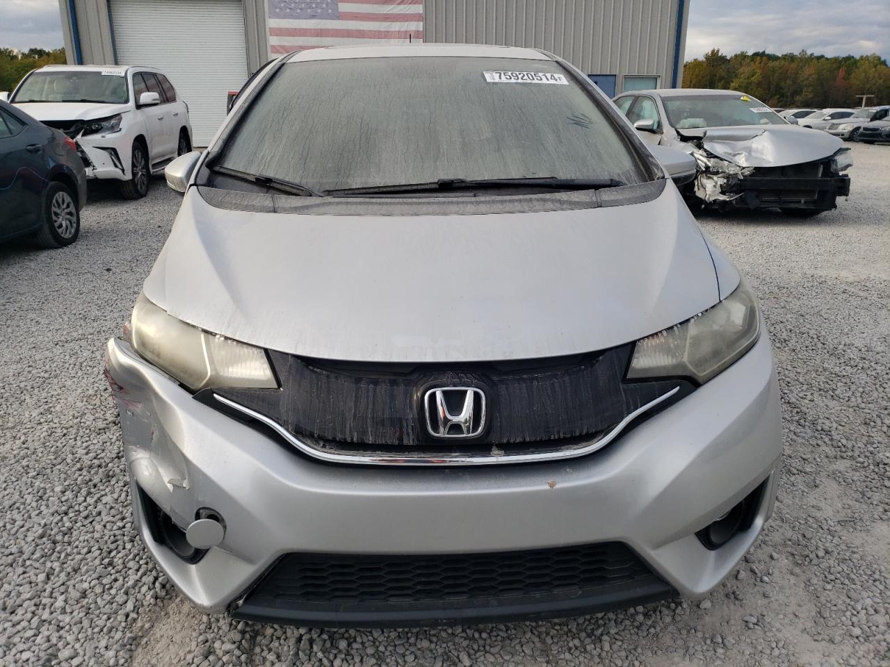 2016 Honda Fit VIN JHMGK5H71GX045407 Copart auction photo, side / front end damage thumbnail 5