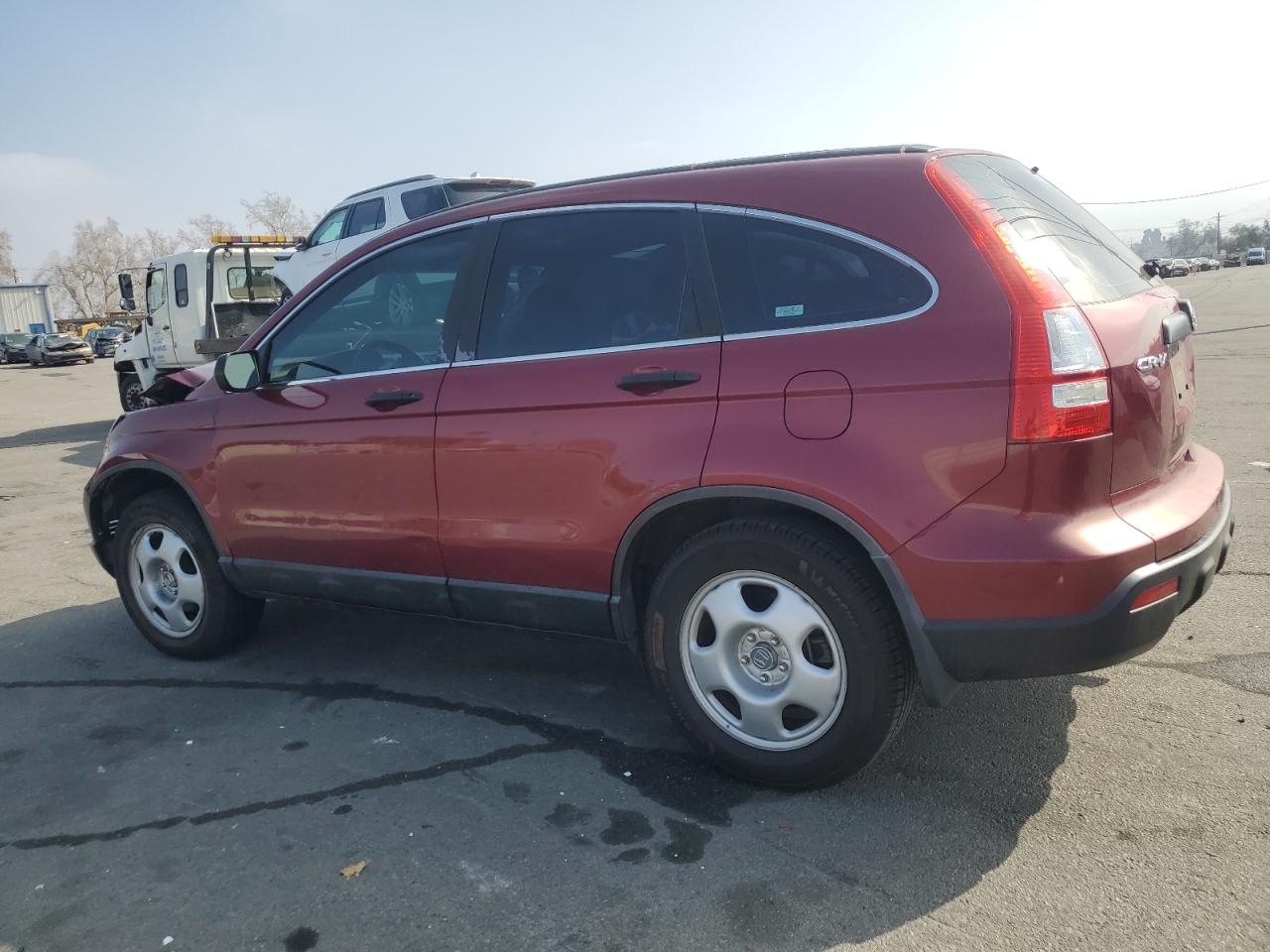 2009 Honda CR-V VIN 5J6RE38349L034828 Copart auction photo, front end / side damage thumbnail 2