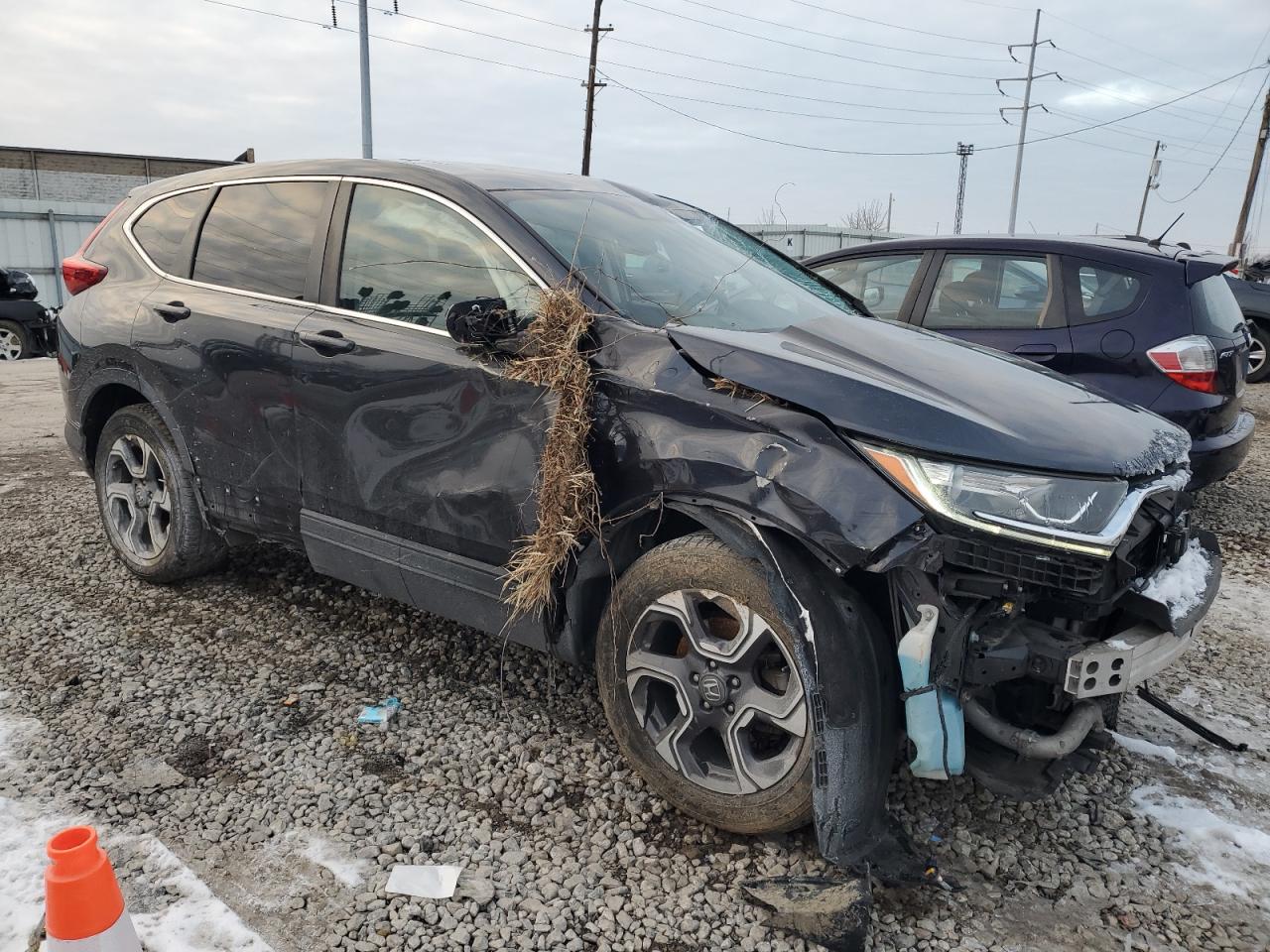 2018 Honda CR-V VIN 7FARW2H88JE093062 Copart auction photo, all over damage thumbnail 4