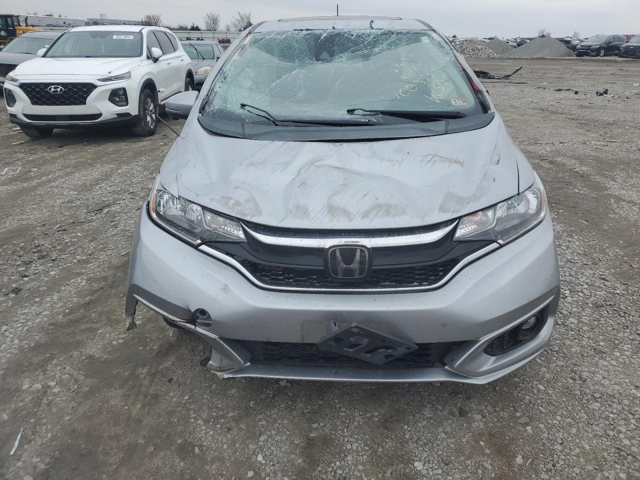 2019 Honda Fit VIN 3HGGK5H89KM720253 Copart auction photo, rollover / all over damage thumbnail 5
