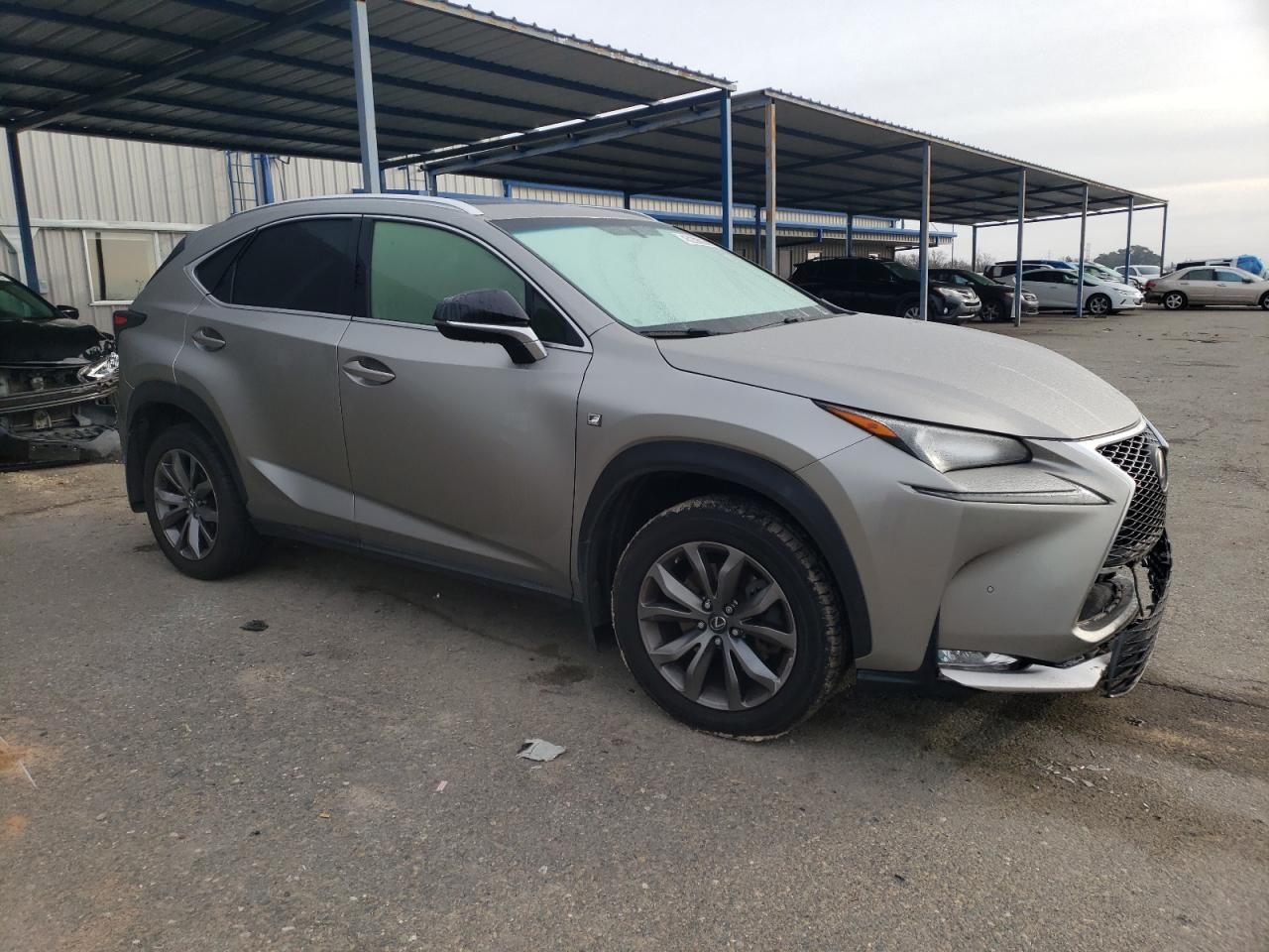2015 Lexus NX VIN JTJYARBZ1F2007520 Copart auction photo, front end damage thumbnail 4