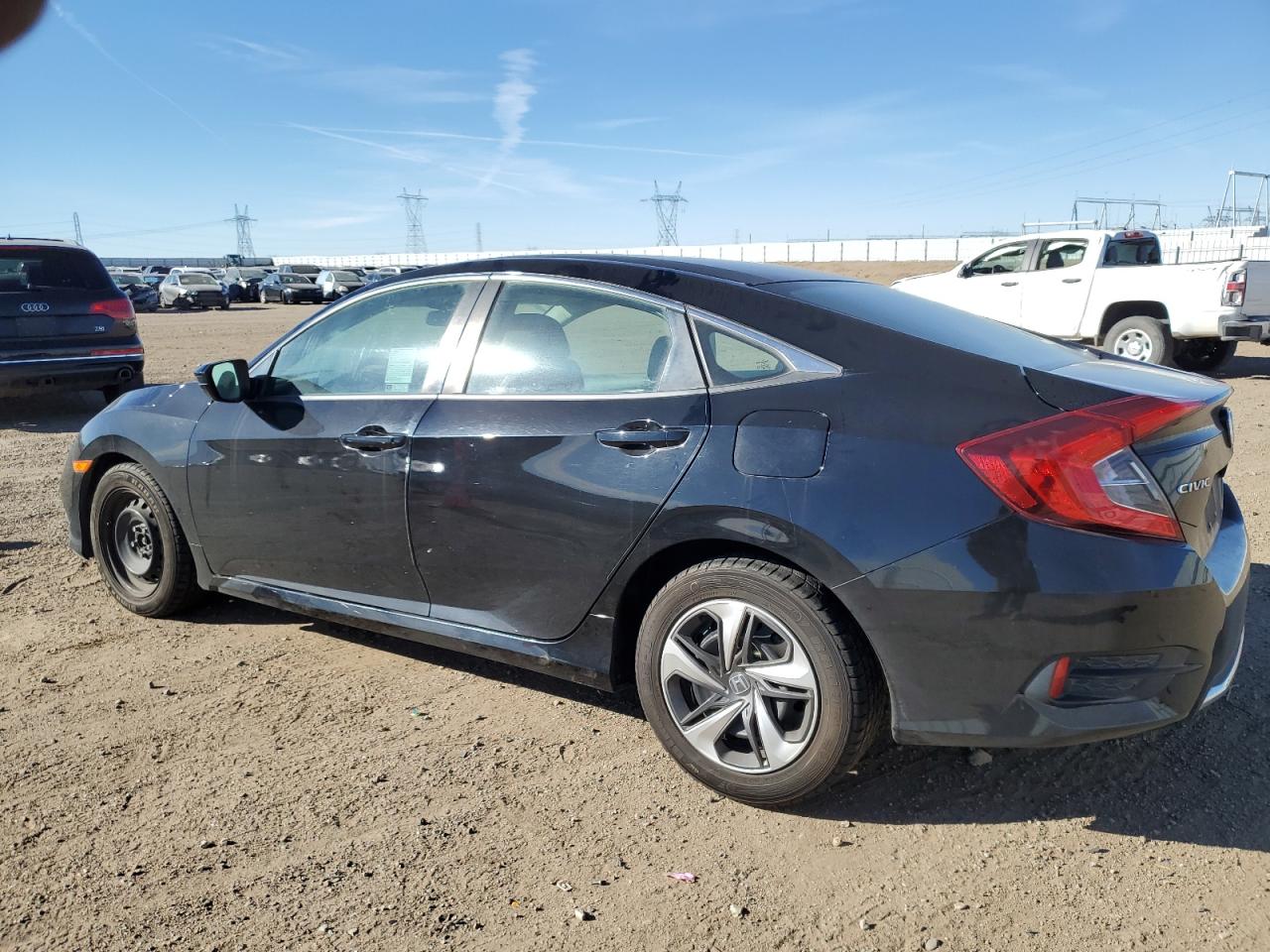 2019 Honda Civic VIN 2HGFC2F69KH582642 Copart auction photo, all over damage thumbnail 2