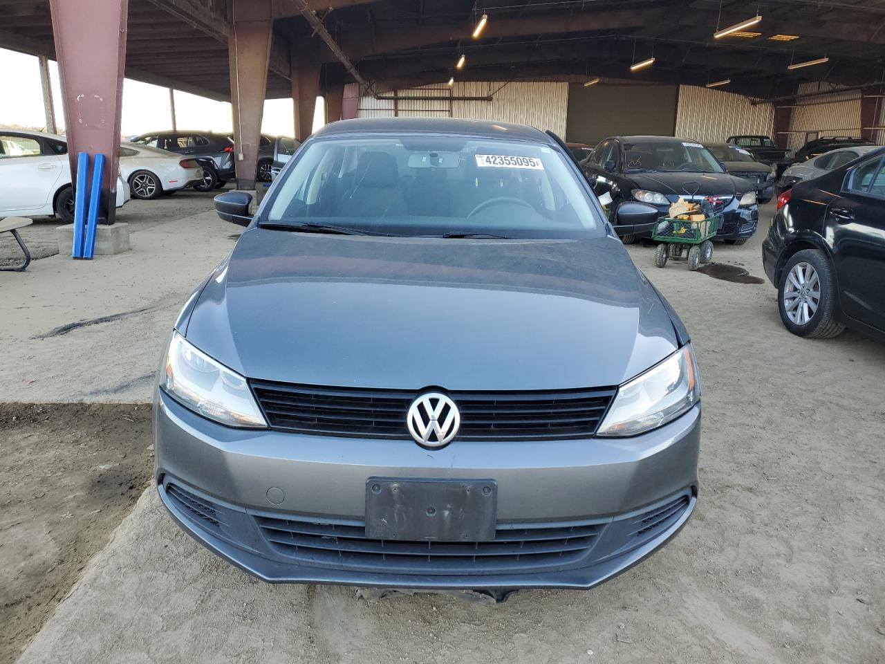 2014 Volkswagen Jetta VIN 3VW2K7AJ6EM232915 Copart auction photo, side / front end damage thumbnail 5