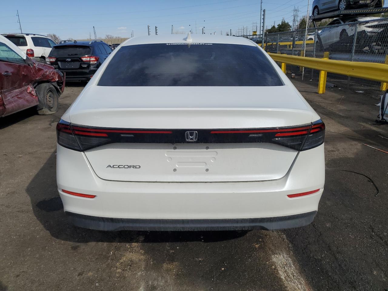 2023 Honda Accord VIN 1HGCY1F20PA041979 Copart auction photo, front end damage thumbnail 6