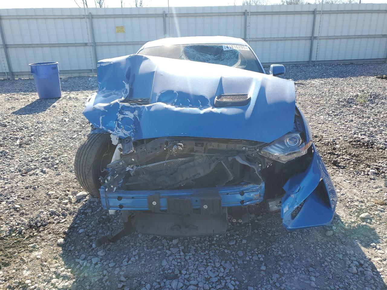 2019 Ford Mustang VIN 1FA6P8CF1K5202068 Copart auction photo, front end damage thumbnail 5