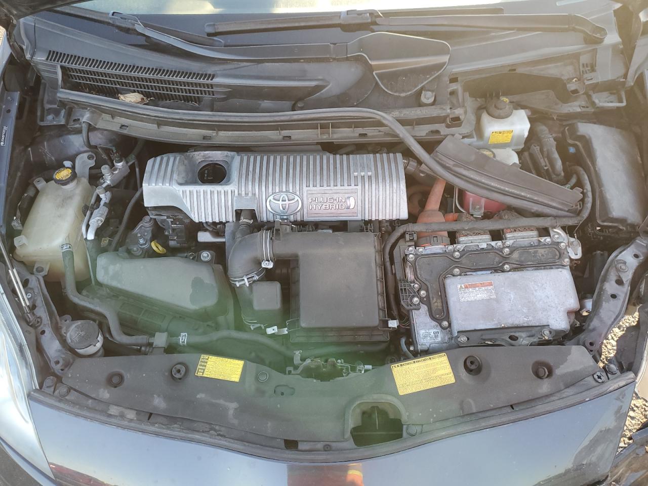 2012 Toyota Prius VIN JTDKN3DP7C3022468 Copart auction photo, front end / rear end damage thumbnail 13