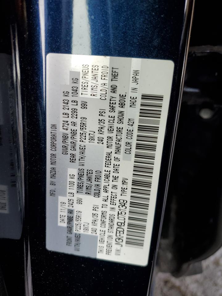 2020 Mazda CX-5 VIN JM3KFBDM9L0751349 Copart auction photo, front end / minor dent/scratches damage thumbnail 13