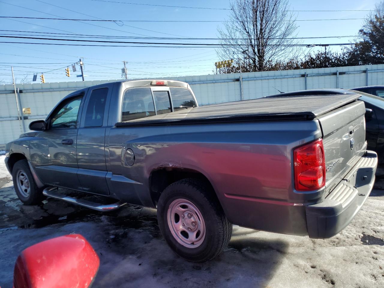 2006 Dodge Dakota VIN 1D7HE22KX6S604642 Copart auction photo, rear end / undercarriage damage thumbnail 2