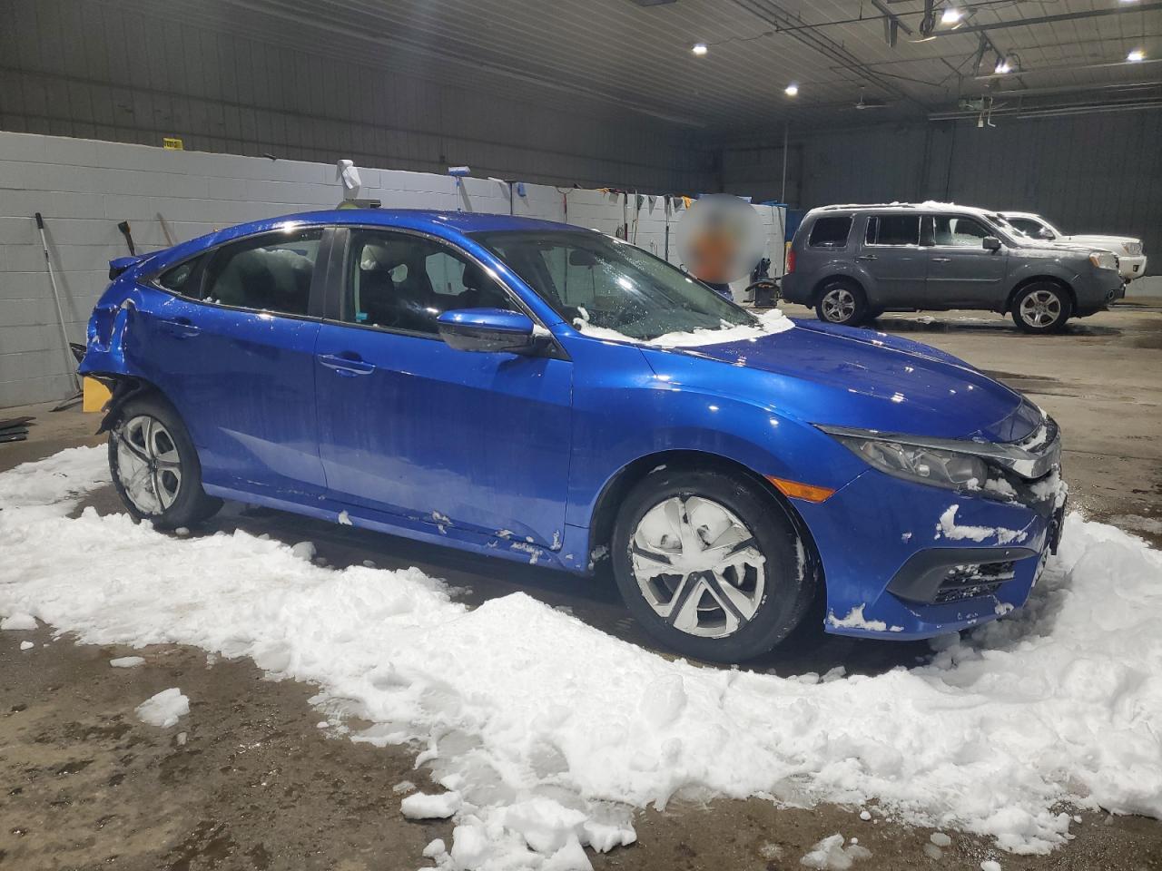2016 Honda Civic VIN 19XFC2F51GE081382 Copart auction photo, rear end / minor dent/scratches damage thumbnail 4