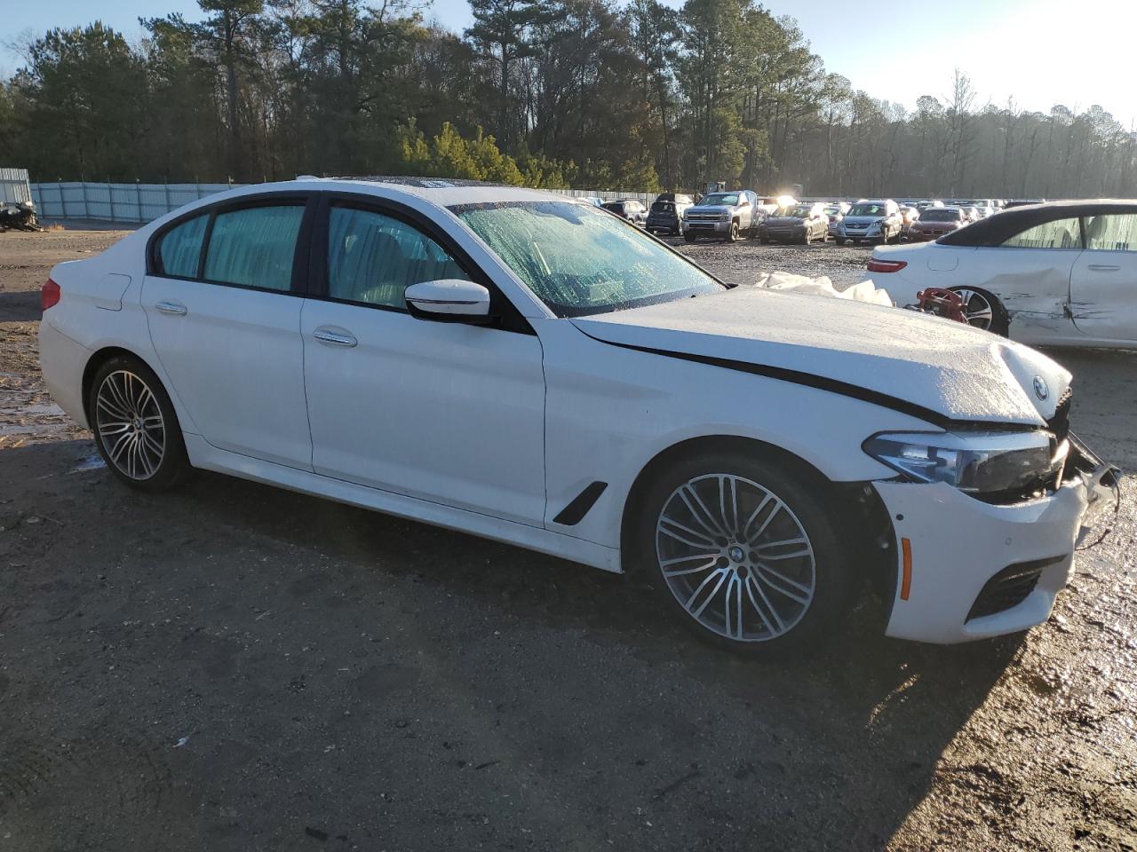 2017 BMW 5er VIN WBAJA5C36HG895109 Copart auction photo, front end damage thumbnail 4