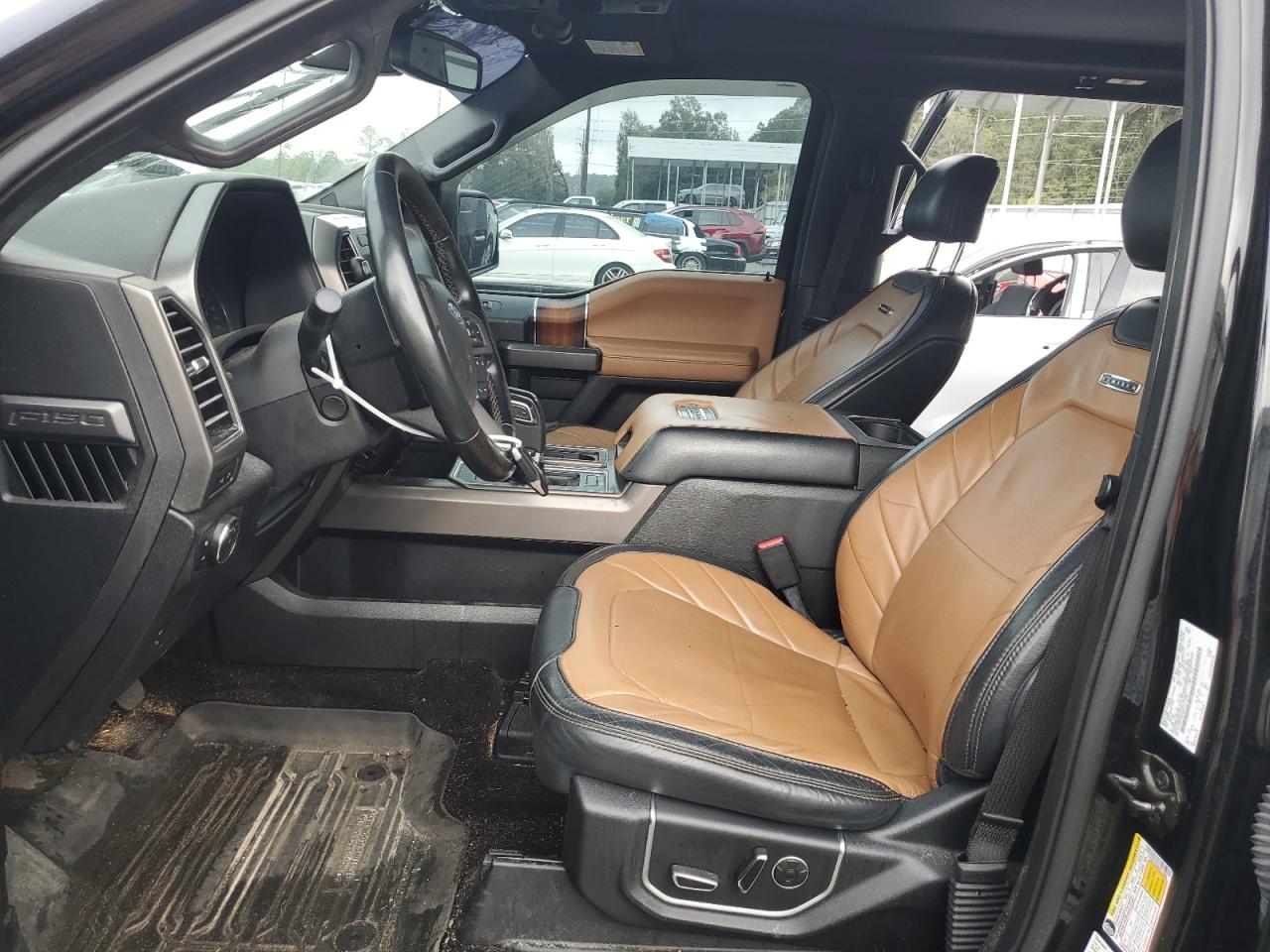 2017 Ford F-150 VIN 1FTEW1EG9HFC11948 Copart auction photo, top/roof damage thumbnail 7