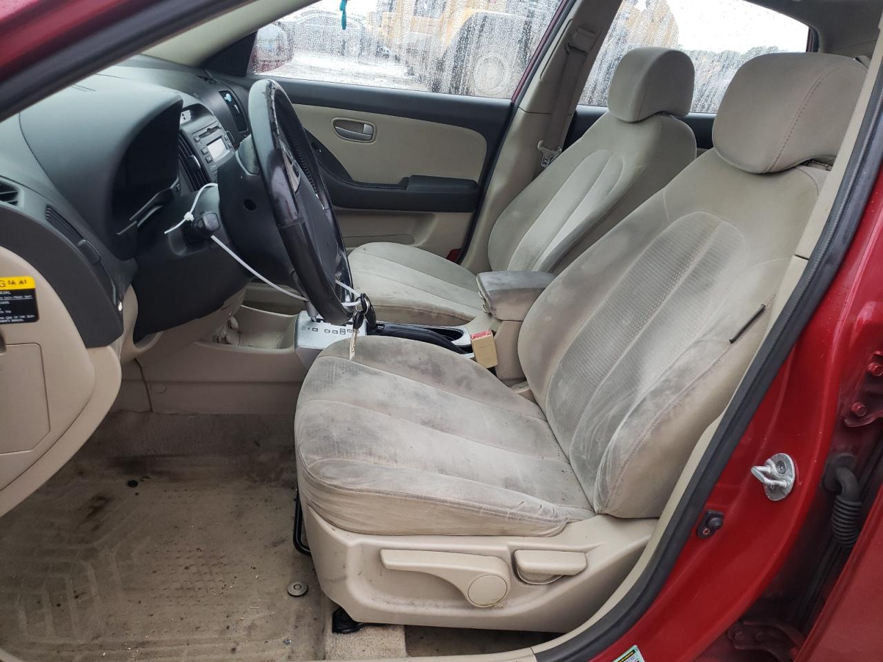 2007 Hyundai Elantra VIN KMHDU46D77U239440 Copart auction photo, front end / side damage thumbnail 7