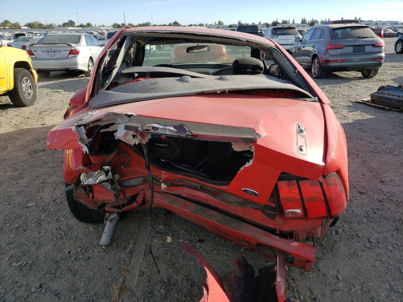 2004 Ford Mustang VIN 1FAFP40464F121799 Copart auction photo, all over damage thumbnail 6