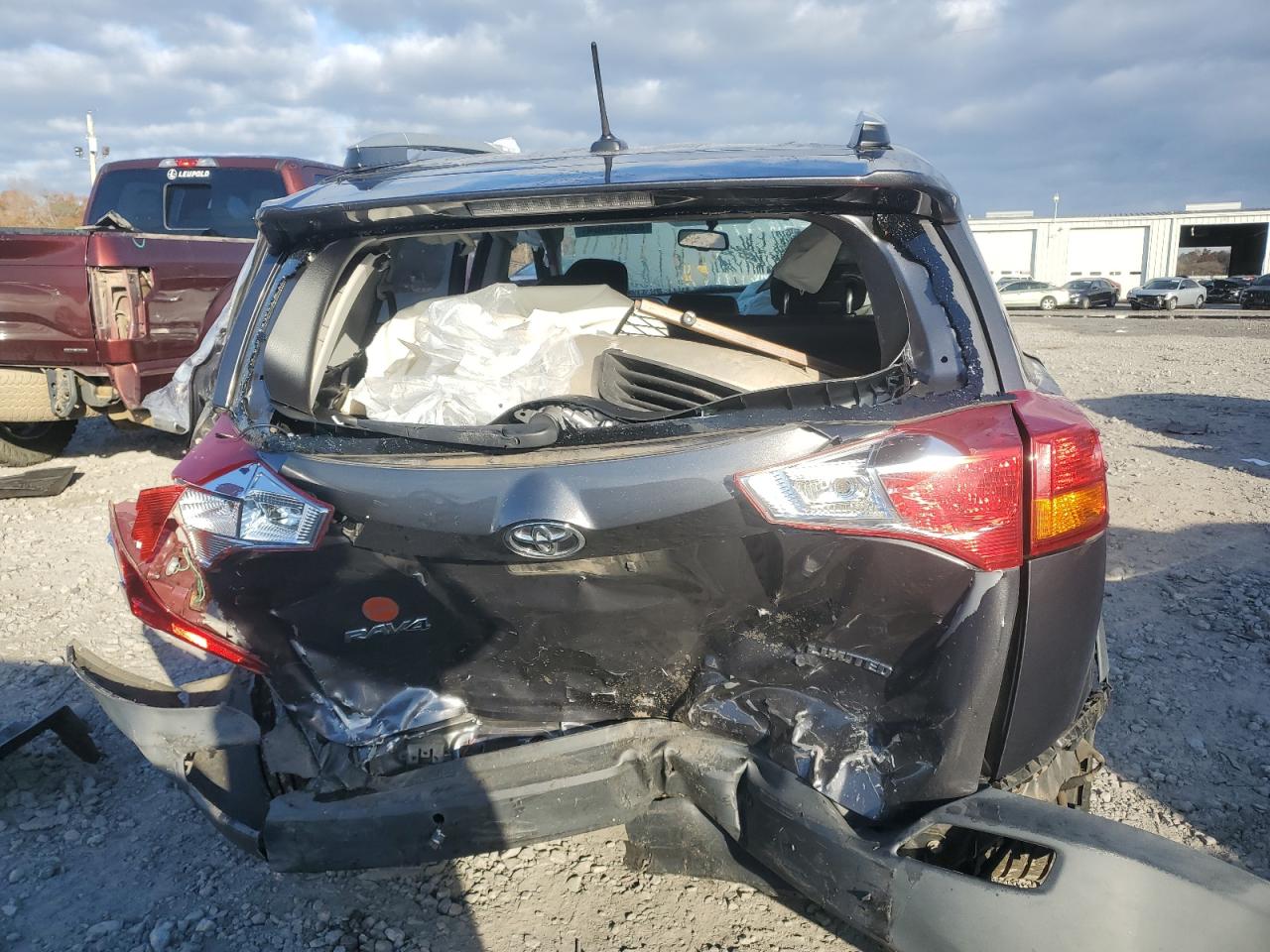 2014 Toyota RAV 4 VIN 2T3YFREV8EW087403 Copart auction photo, all over damage thumbnail 6