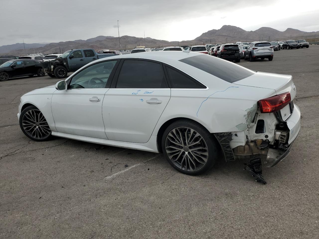 2018 Audi A6 VIN WAUG8AFC5JN103026 Copart auction photo, rear end damage thumbnail 2
