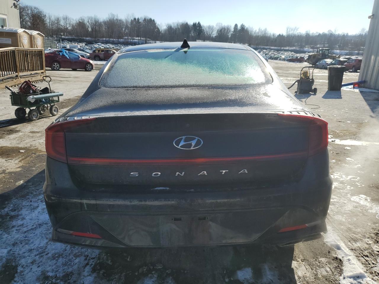 2020 Hyundai Sonata VIN 5NPEF4JA5LH023512 Copart auction photo, all over / vandalism damage thumbnail 6