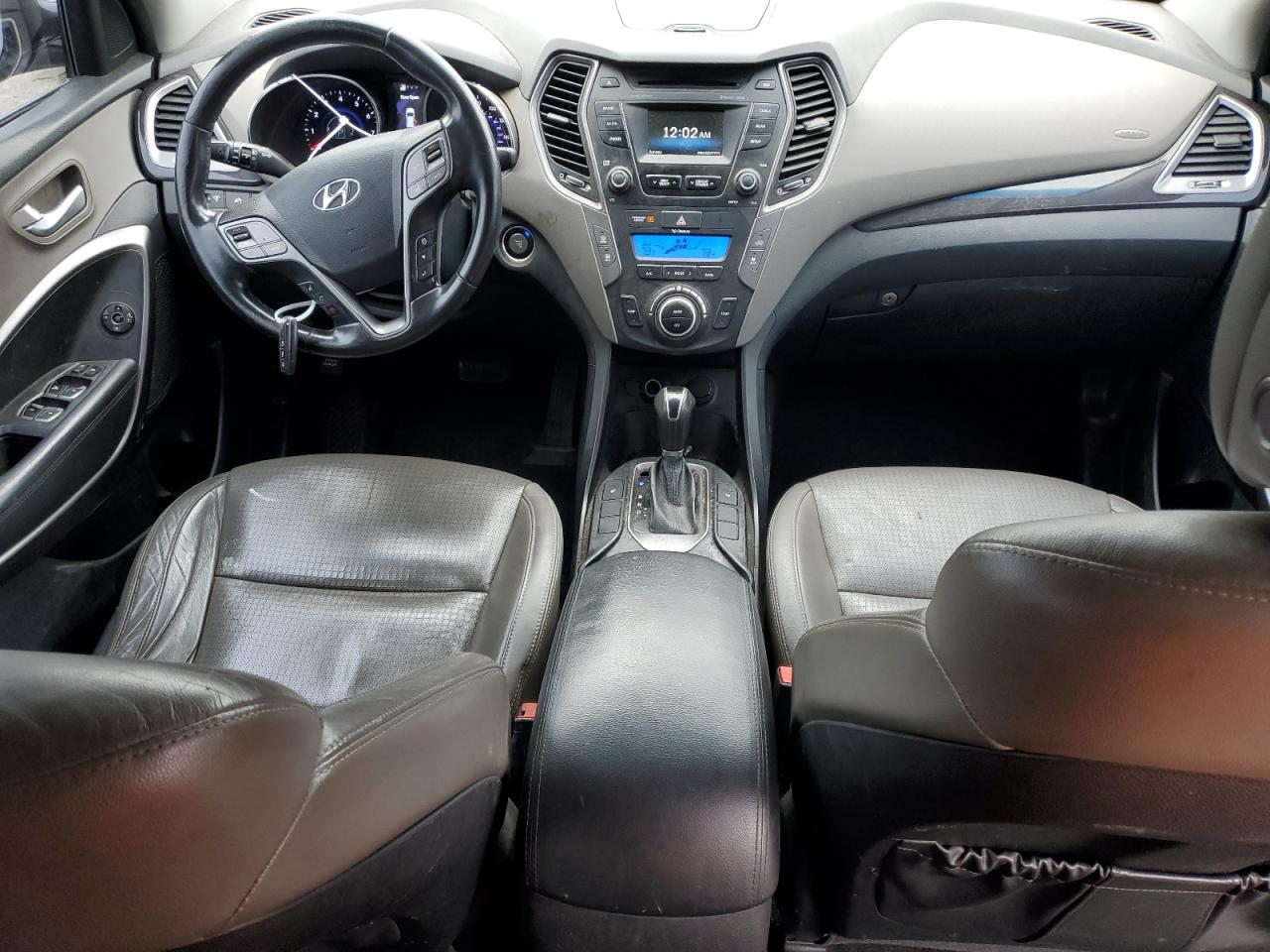 2014 Hyundai Santa Fe VIN KM8SN4HF9EU087449 Copart auction photo, front end / side damage thumbnail 8