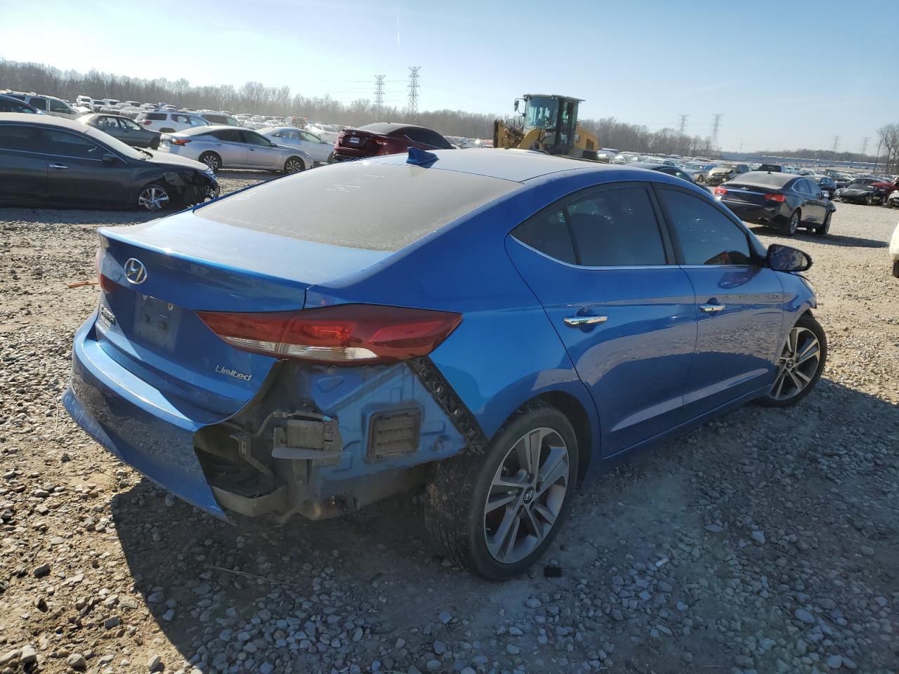 2017 Hyundai Elantra VIN 5NPD84LF9HH104616 Copart auction photo, all over damage thumbnail 3