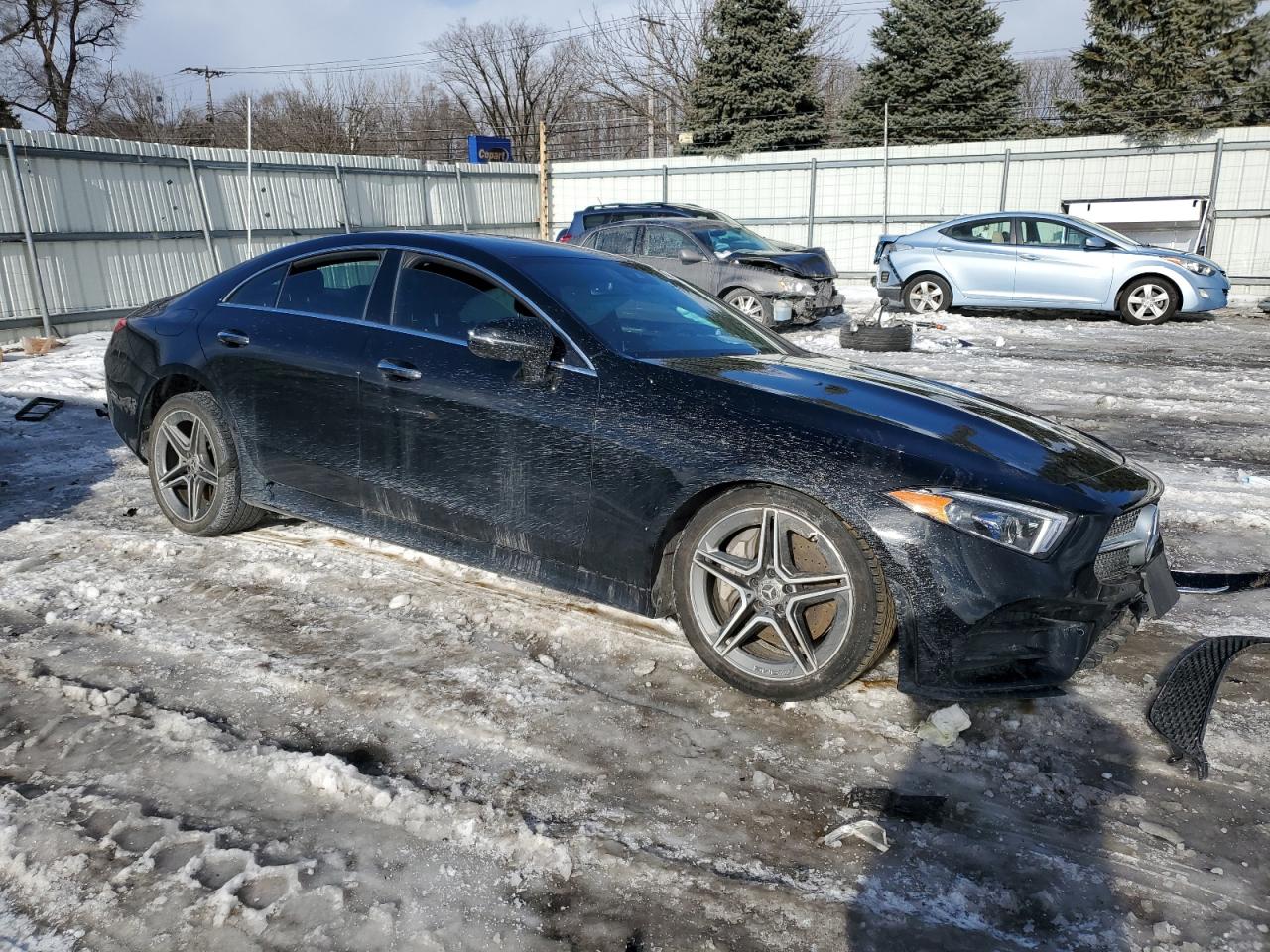 2021 Mercedes-Benz CLC-klasse VIN W1K2J5KB8MA086133 Copart auction photo, front end / all over damage thumbnail 4